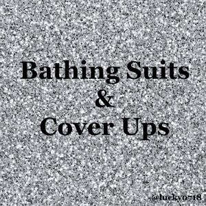 Bathing suits below: